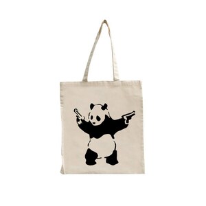 banksy tote bolsa