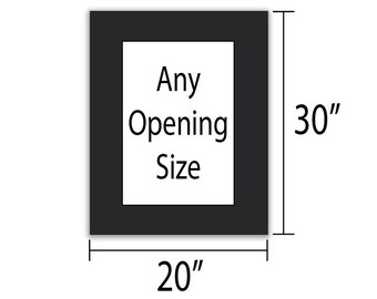 Dark Blue Matting Mat Board for Picture Frame with Pre-Cut Opening