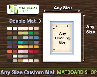 Fully Custom DOUBLE Premium Matboard
