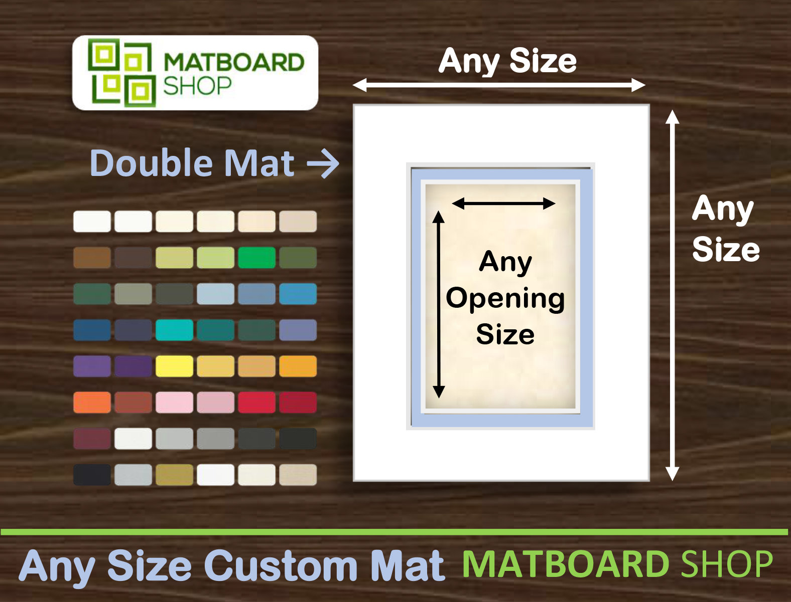 11x14 Maple Picture Frame, Matted to 8x10, Thin Wood Edge, Gallery Style,  Simple, Minimal, Custom Mat Opening Available 