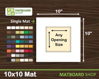 10x10 Custom Premium Matboard