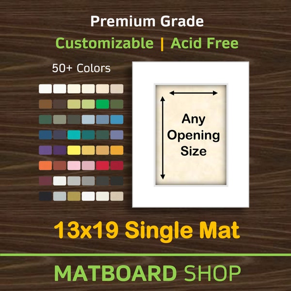 13x19 Custom Premium Matboard