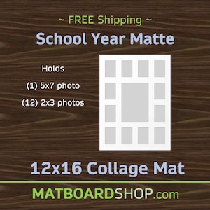 12x16 School Days Photo Mat (S100)