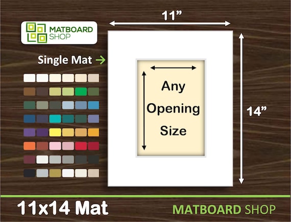 11x14 Custom Premium Matboard 