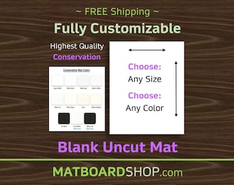 Blank Conservation Mat | NO OPENING