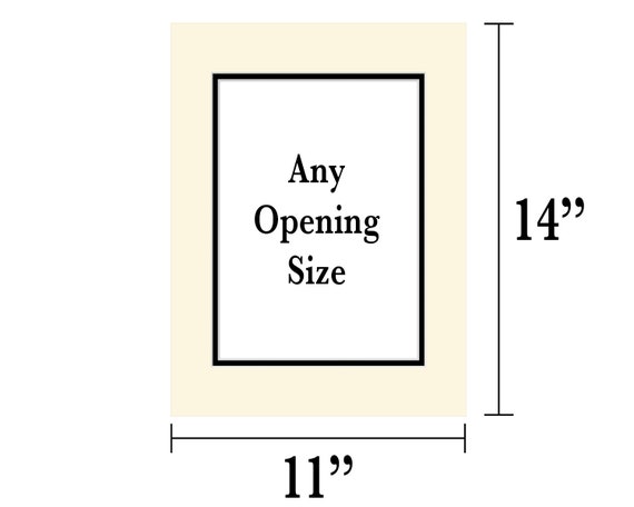 11x14 Double Mat Board Etsy