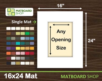 16x24 Custom Premium Matboard