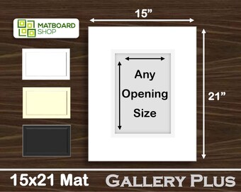15x21 Gallery Plus Thick Matboard