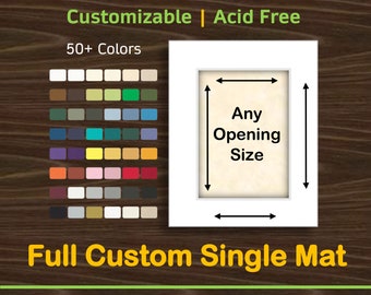 Fully Custom Single Premium Matboard