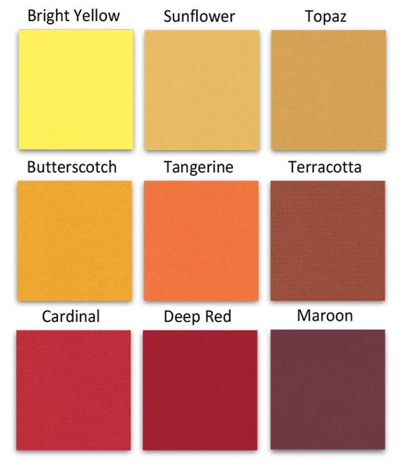 PREMIUM Mat Color Samples Etsy
