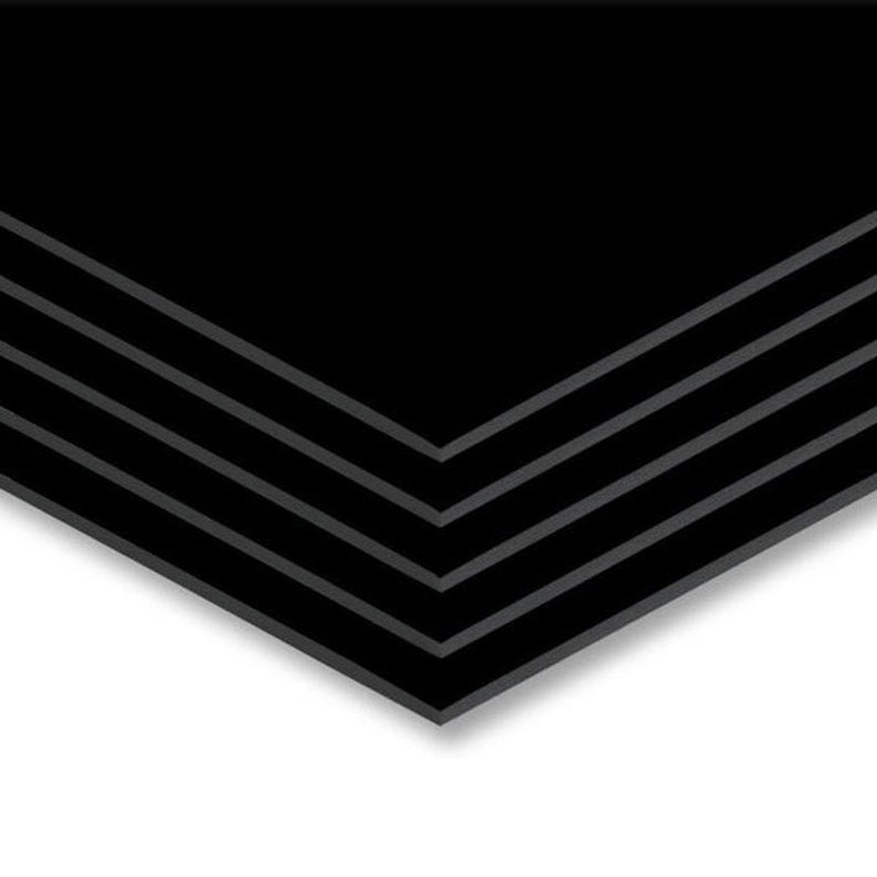 Solid BLACK Backer Board Etsy
