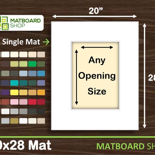22x28 Custom Premium Matboard Etsy