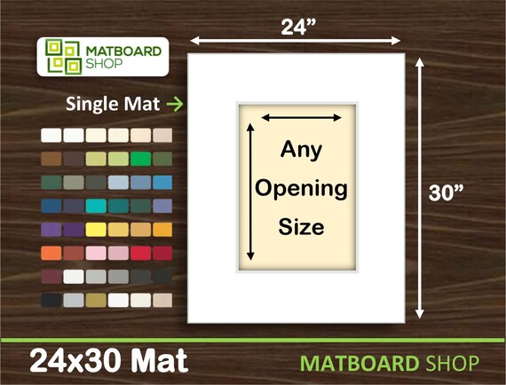 Item 205 - 11x14 Standard Single Mat - Shop Now