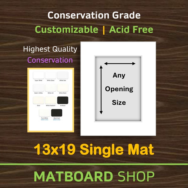 13x19 Conservation Matboard