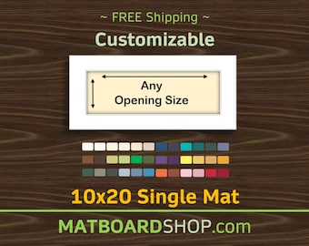 10x20 Custom Acid-Free Matboard