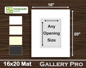 16x20 Gallery Pro Thick Matboard