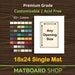 see more listings in the Single Mats section