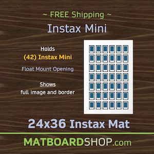 Instax Mini Film Mat | (42) Photos | (F190)