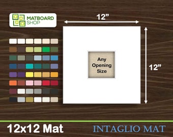 12x12 INTAGLIO Matboard