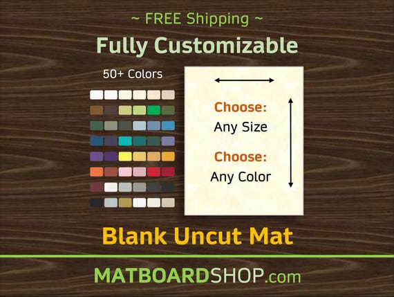 Blank Acid-Free Mat | NO OPENING