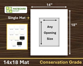 14x18 Conservation Matboard