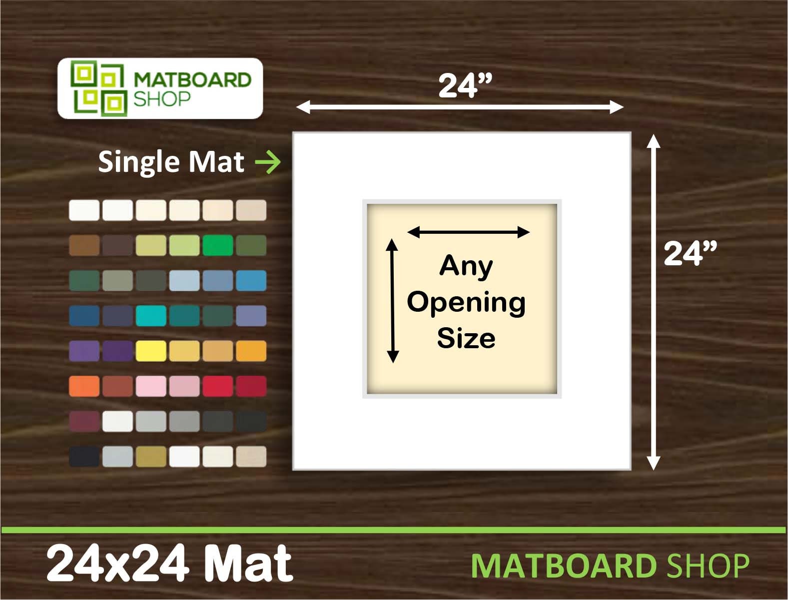 16x20 Custom Premium Matboard 