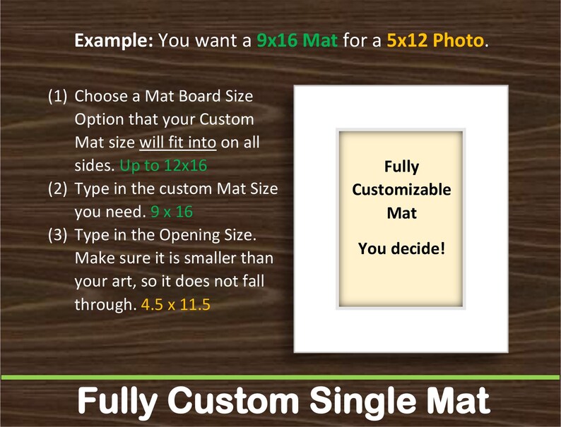 Fully Custom Conservation Matboard image 3