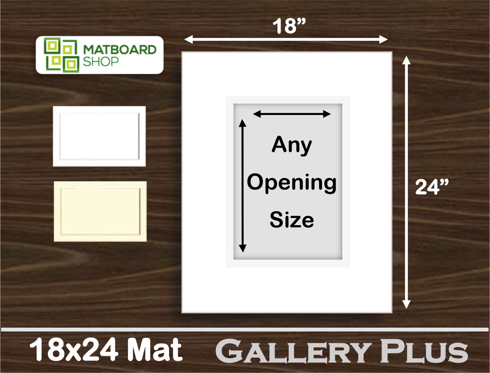 18x24 Gallery Plus Thick Matboard 
