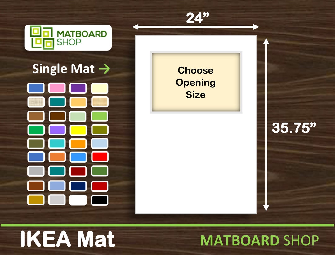 24x35.75 IKEA® Matboard specialty Etsy