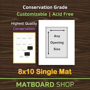 8x10 Conservation Matboard