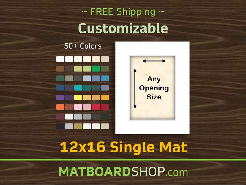 12x16 Custom Acid-Free Matboard image 1