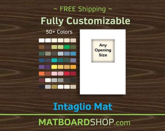 Custom INTAGLIO Matboard