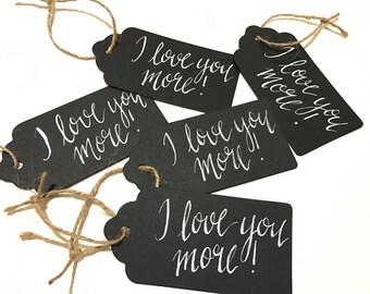Custom Calligraphy Gift Tags