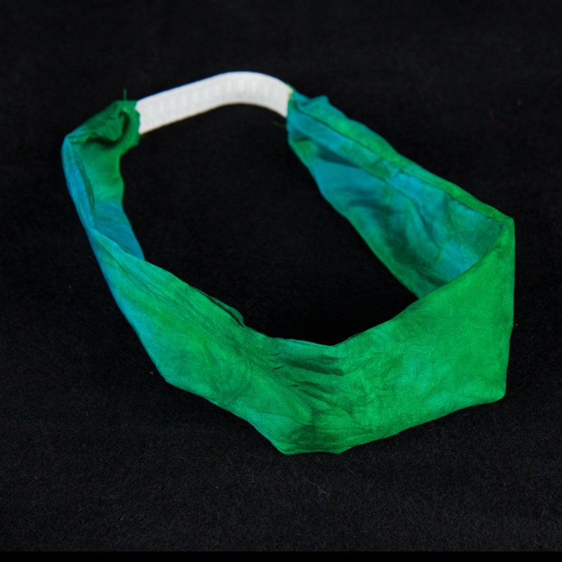 MAGENTA SILK HEADBAND main image 0