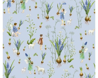 Baumwollstoff Daniela Dresscher: Frühlingsbotin