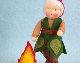 Gnome with a fire, a Pippilotta who makes it himself package