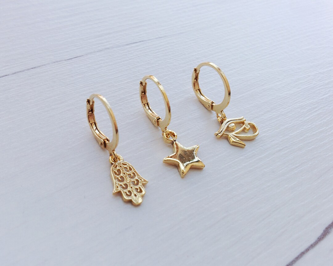 アクセサリー Engraved Hoop Earring (Single) ANTIDOTE BUYERS CLUB - ENGRAVED HOOP EARRING (SINGLE