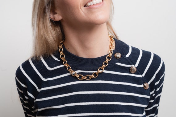 chunky chain necklace trend