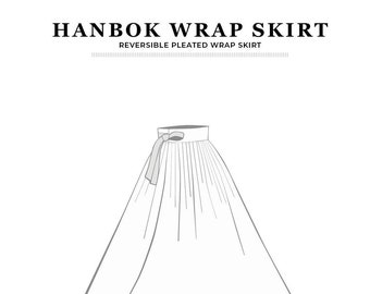 PDF Hanbok Wrap Skirt - Sewing Therapy with a Step-by-Step Sewalong Video