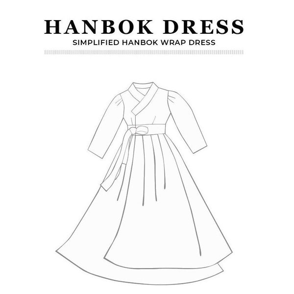 PDF Robe portefeuille hanbok - Thérapie de couture avec une vidéo de couture étape par étape