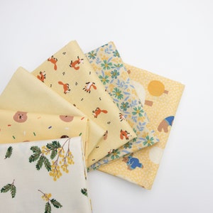 FQ/Half Yard Bundle Lemon Zest 6 Fabrics image 3