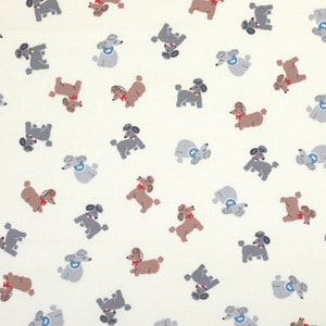 1/2 yard 100% Cotton 20C Toy Poodle 42 Wide : Dailylike Canada image 7