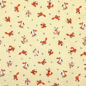 1/2 yard 100% Cotton 20C Joy Fox 42 Wide : Dailylike Canada image 2