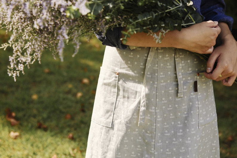 Linen Half Apron : Dailylike Canada image 9