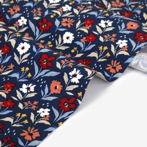 1/2 yard 100% Cotton Oxford Rough Flower 60 Wide : Dailylike Canada image 1