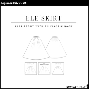 PDF Ele Skirt - Sewing Therapy with a Step-by-Step Sewalong Video