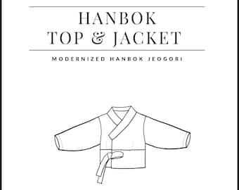 PDF Hanbok Top e Jaqueta - Terapia de Costura com Vídeo Passo a Passo