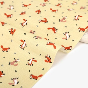 1/2 yard 100% Cotton 20C Joy Fox 42 Wide : Dailylike Canada image 1