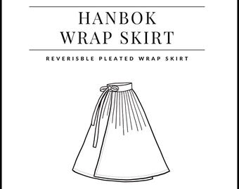 PDF Hanbok Wrap Skirt - Sewing Therapy with a Step-by-Step Sewalong Video