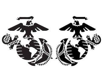 Eagle Globe Anchor dxf SVG files for USMC Cribbage Board CNC carving ...